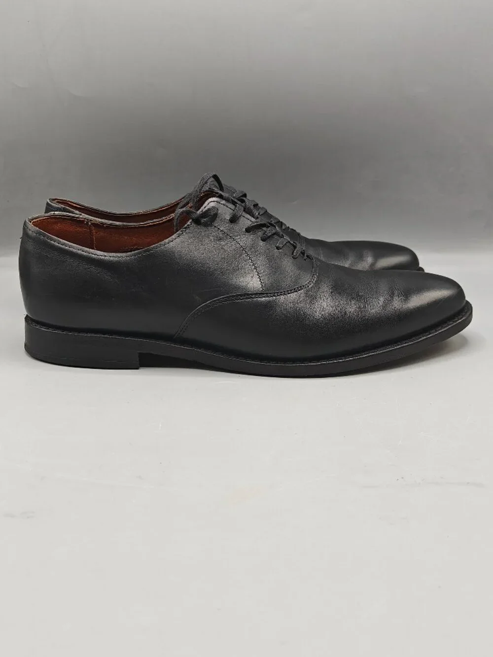Allen Edmonds Carlyle Oxford Mens 9.5 D Black Good Leather Dress Shoes 8830
